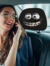2pcs Halloween Headrest Covers Decorative Cushion Cover Elastic Head Rest Covers