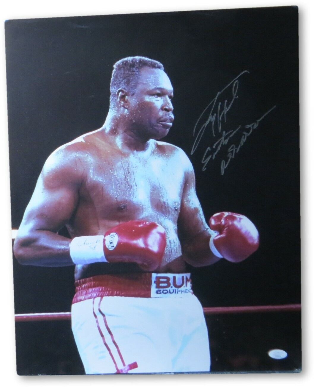 Larry Holmes Signed Autograph 16X20 Photo Poster painting Eaton Assassin