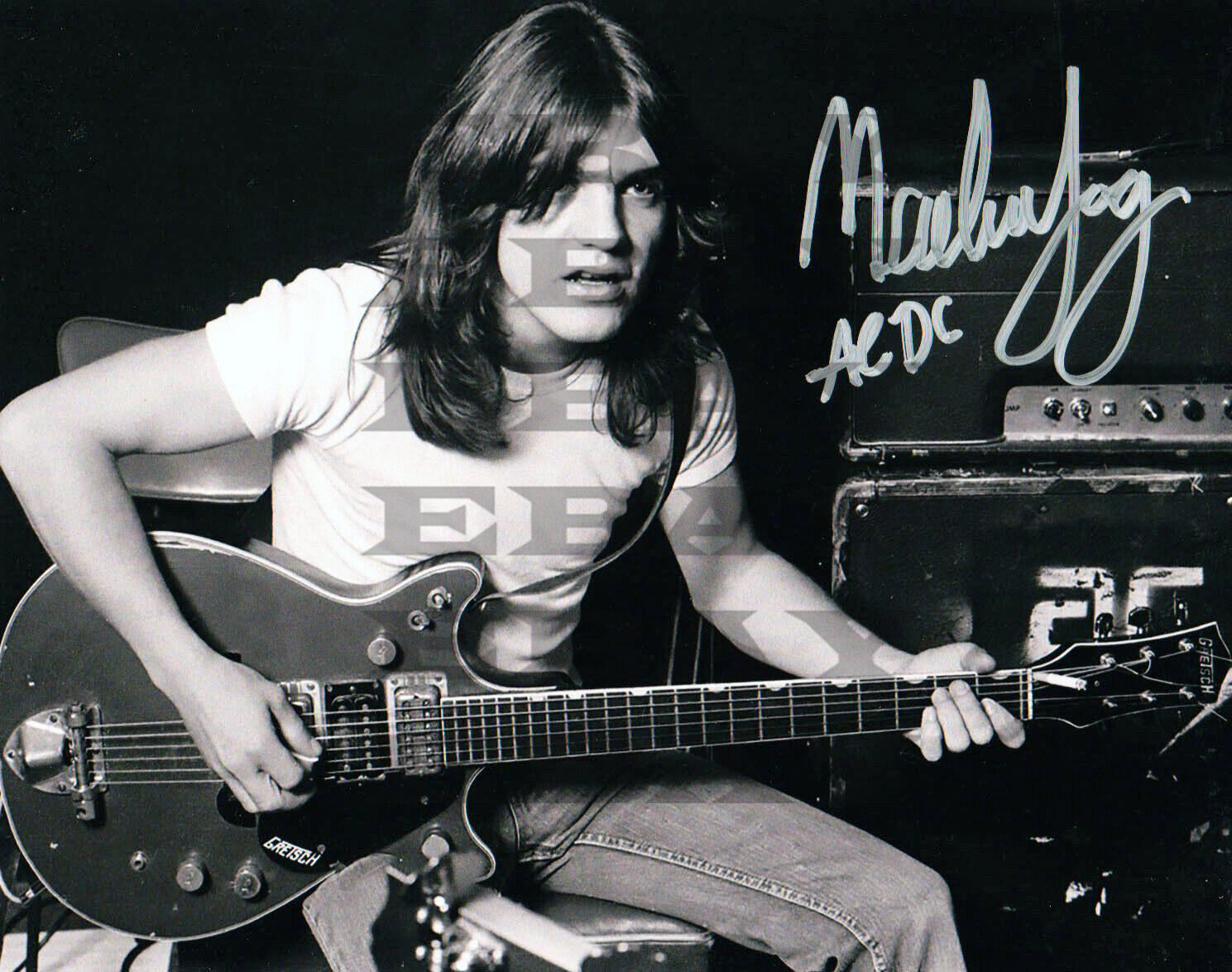 Malcolm Young - AC/DC Autographed signed 8x10 Photo Poster painting Reprint