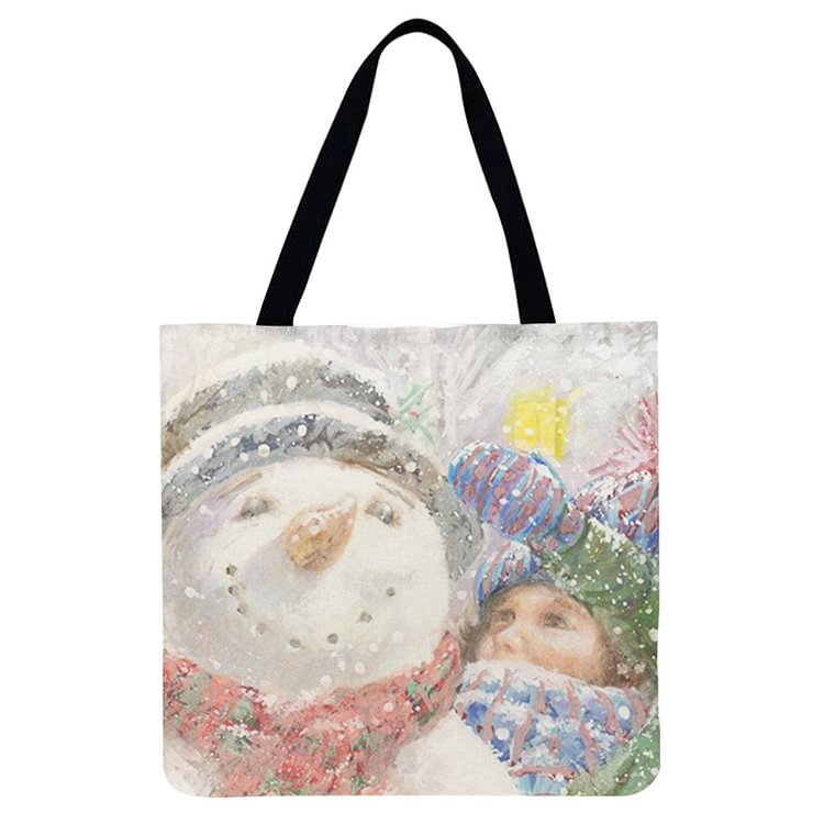 【ONLY 3pcs Left】Christmas - Linen Tote Bag