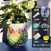 DIY Mosaic Art Flower Glass Vase Material Package Handmade Design Kit
