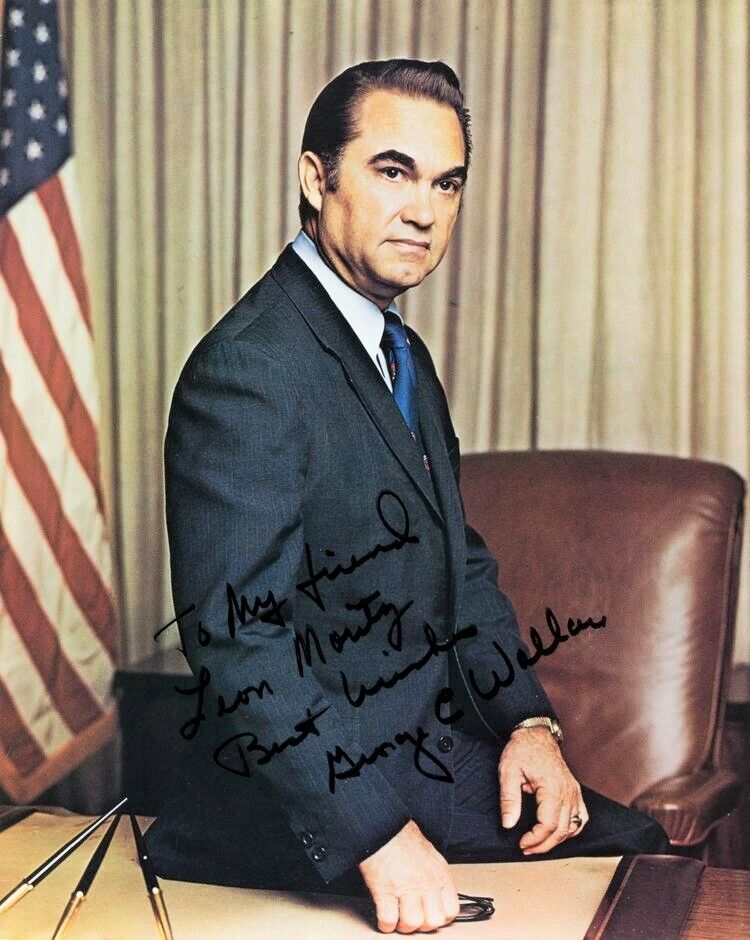 GEORGE WALLACE Signed Photo Poster paintinggraph - former US Politician / Governor - preprint