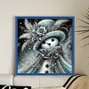 Christmas Snowman-11CT Stamped Cross Stitch 40*40cm/15.75*15.75in