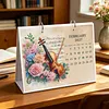 Diamond Art Painting 2027 Desk Calendar Non-Fading DIY Diamond Painting Calendar Ornament Multi Purpose DIY Resin Paintings Desks Kit for Office Home Interior Decoration