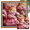 (Multi-Style) Flowers Cats-11CT Stamped Cross Stitch 50*50cm/19.69*19.69in tapestrymarket