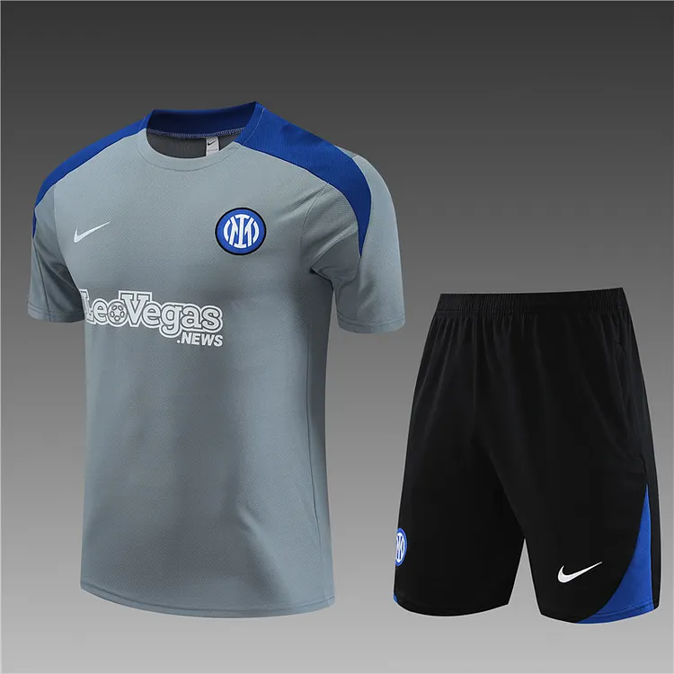 2024-25 Inter Milan grey short-sleeved training shirt