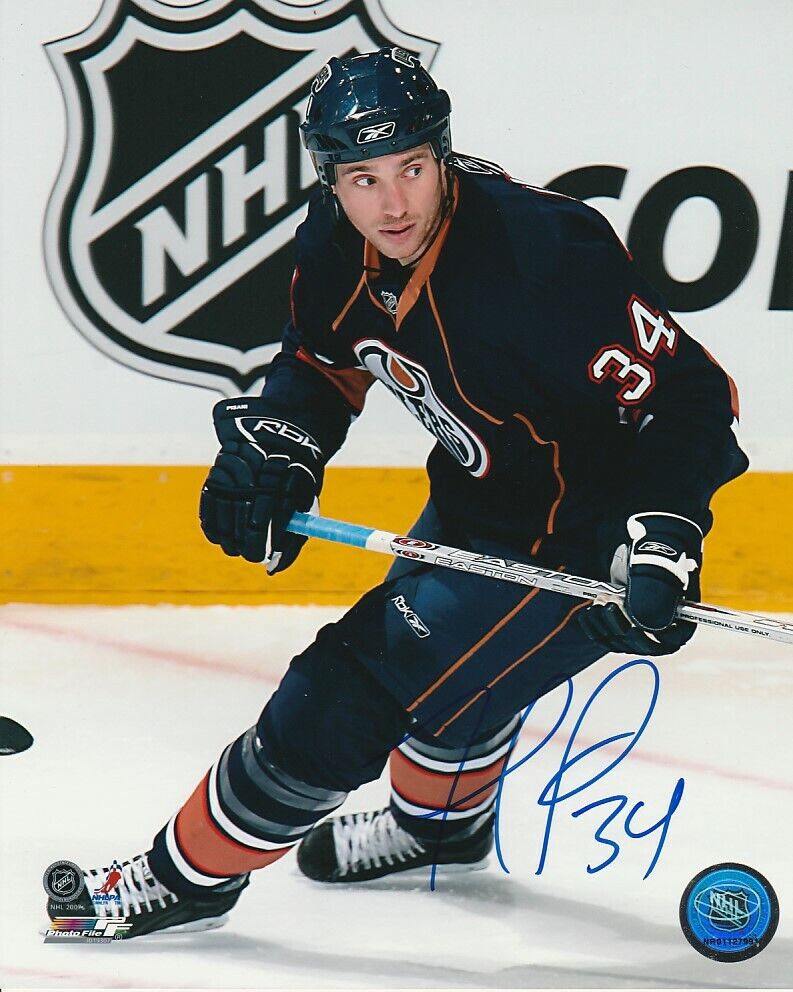 FERNANDO PISANI SIGNED EDMONTON OILERS 8x10 Photo Poster painting #1 Autograph