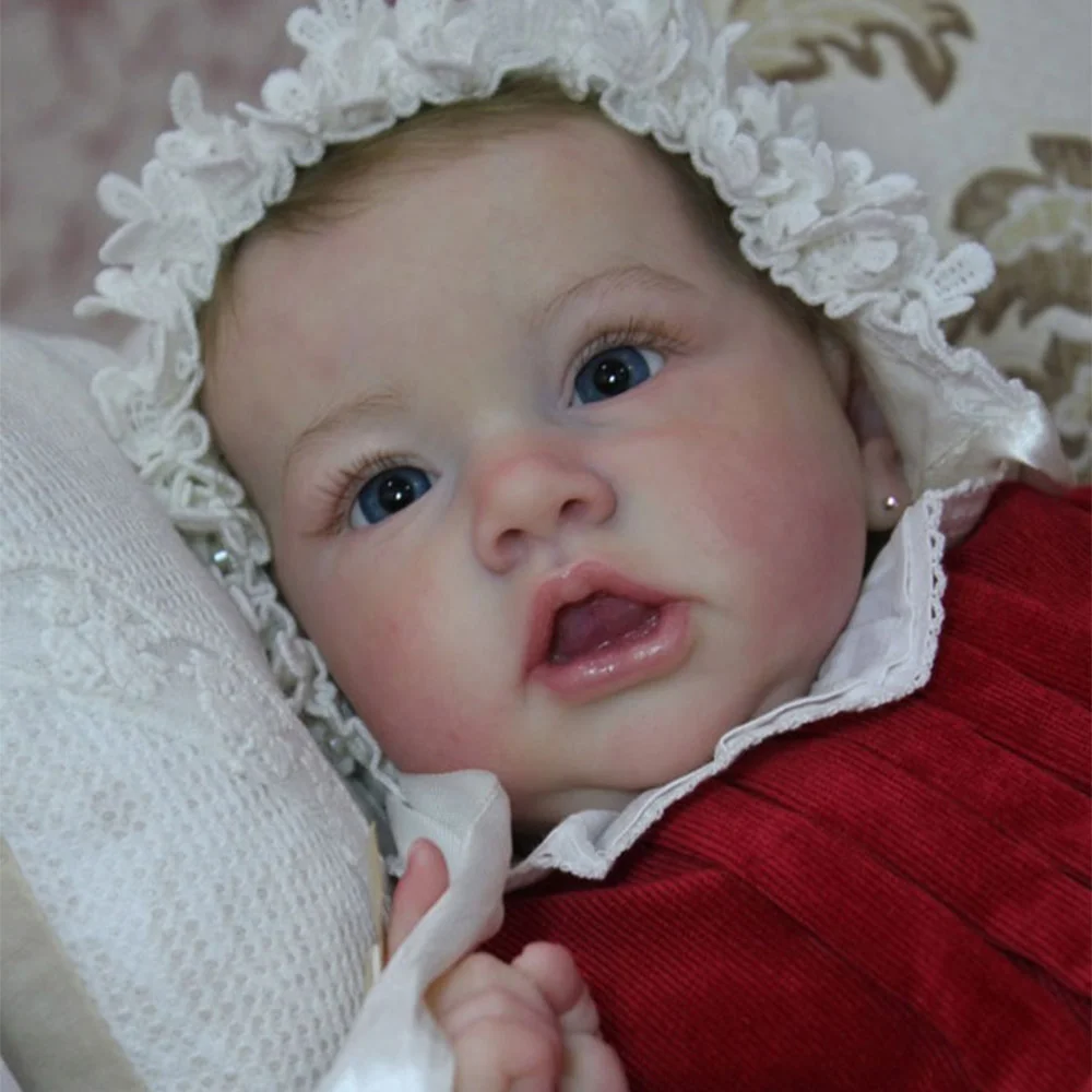 12'' Silicone Reborn Baby Dolls Girl Brown Hair Named Abigail -Creativegiftss® - [product_tag] RSAJ-Creativegiftss®