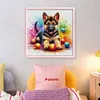 German Shepherd Playing Ball-11CT Stamped Cross Stitch 40*40cm/15.75*15.75in tapestrymarket