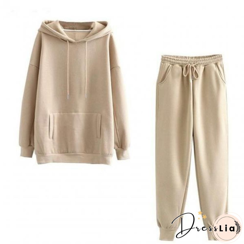 Women Outfit Pockets Hooded For Office