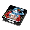 Diamond Painting Snowman Leather Notecard Box Gem Art Sticky Note Holder