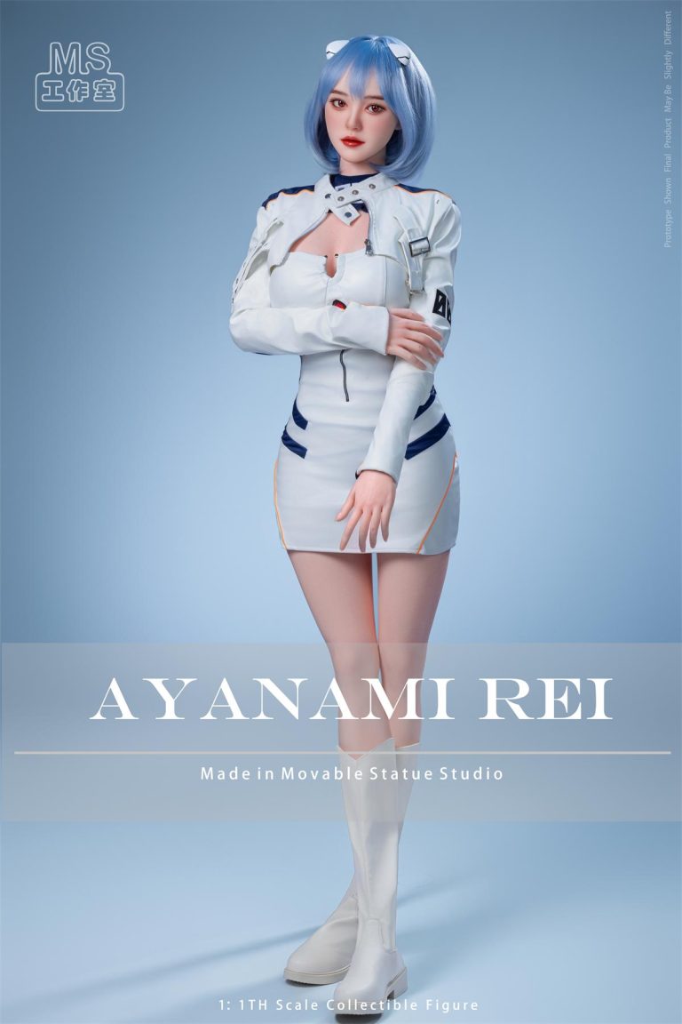 Movable Statue Studio - Neon Genesis Evangelion Realistic Anime 01 Rei Ayanami Fan Version MS-002A 1:1 Scale Life Size Figure -