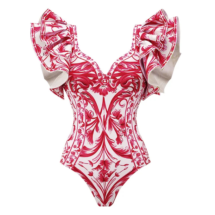 Rotimia Gorgeous Red Totem Series Swimsuit