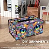Wooden Diamond Painting Tissue Box for Home and Office Decoration (ZJH024)