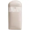 [US Local Warehouse] Space Saving Hanging Garment Bag w/ Self Compression Zipper Storage Bag(Beige L)