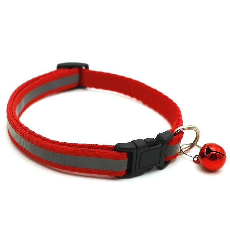 8 Pcs Pet Collars, Adjustable Pet Collar Pu Leather Pet Puppy Collar With Safety Buckle