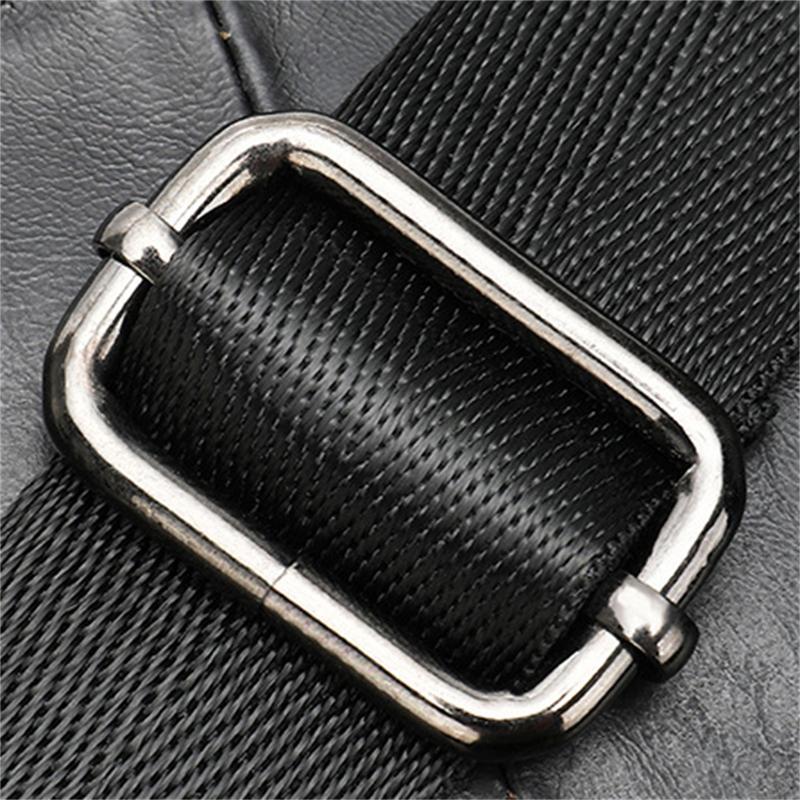 Classic Men's Crossbody Bag Leather Casual Mini Shoulder Bag