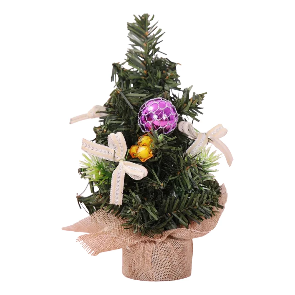 20cm Artificial Xmas Tree Great Gifts Tabletop Mini Tree Festival Party Supplies
