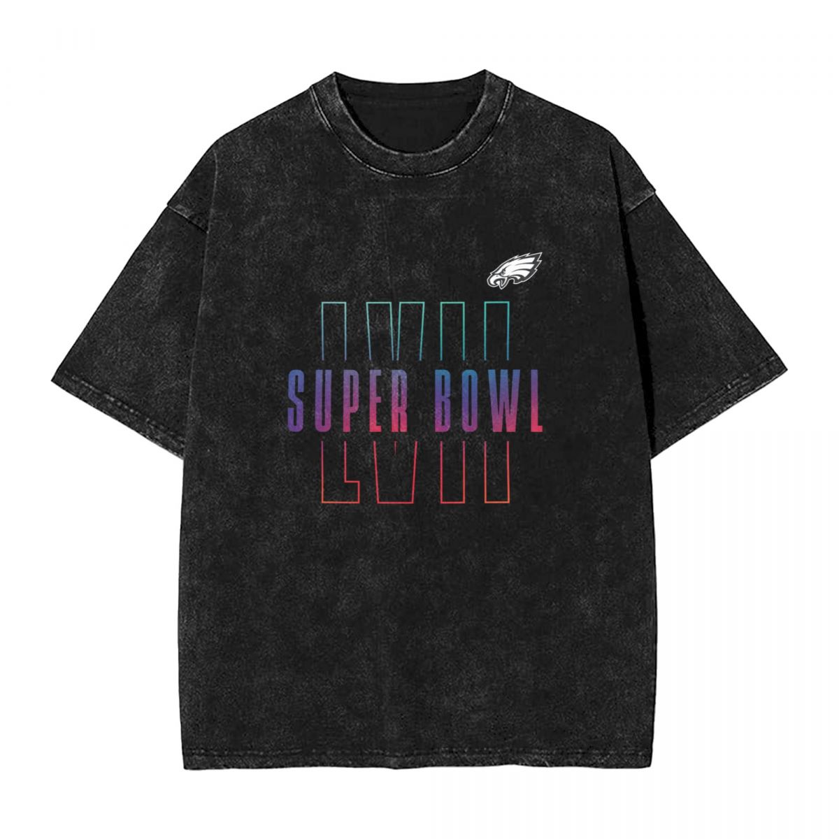 Philadelphia Eagles Super Bowl LVII Open Sky Men's Oversized Streetwear Tee Shirts