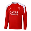 25/26 PSG x Jordan Red Half-Zip  Training Jacket Set