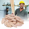 100pcs Carpentry DIY Tenon Biscuit Tenon Pieces for Tenon Machine (20#)
