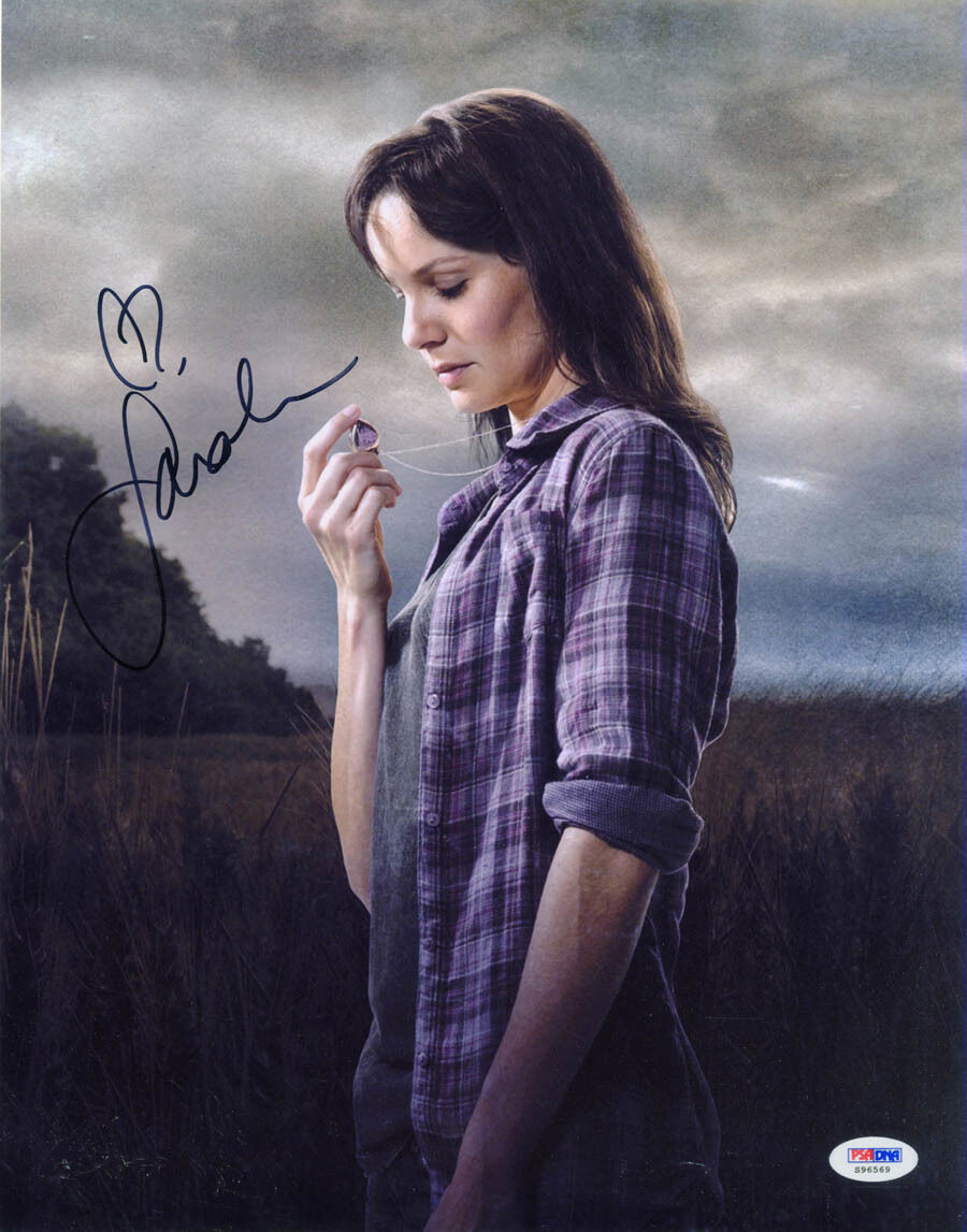 Sarah Wayne Callies SIGNED 11x14 Photo Poster painting Lori The Walking Dead PSA/DNA AUTOGRAPHED