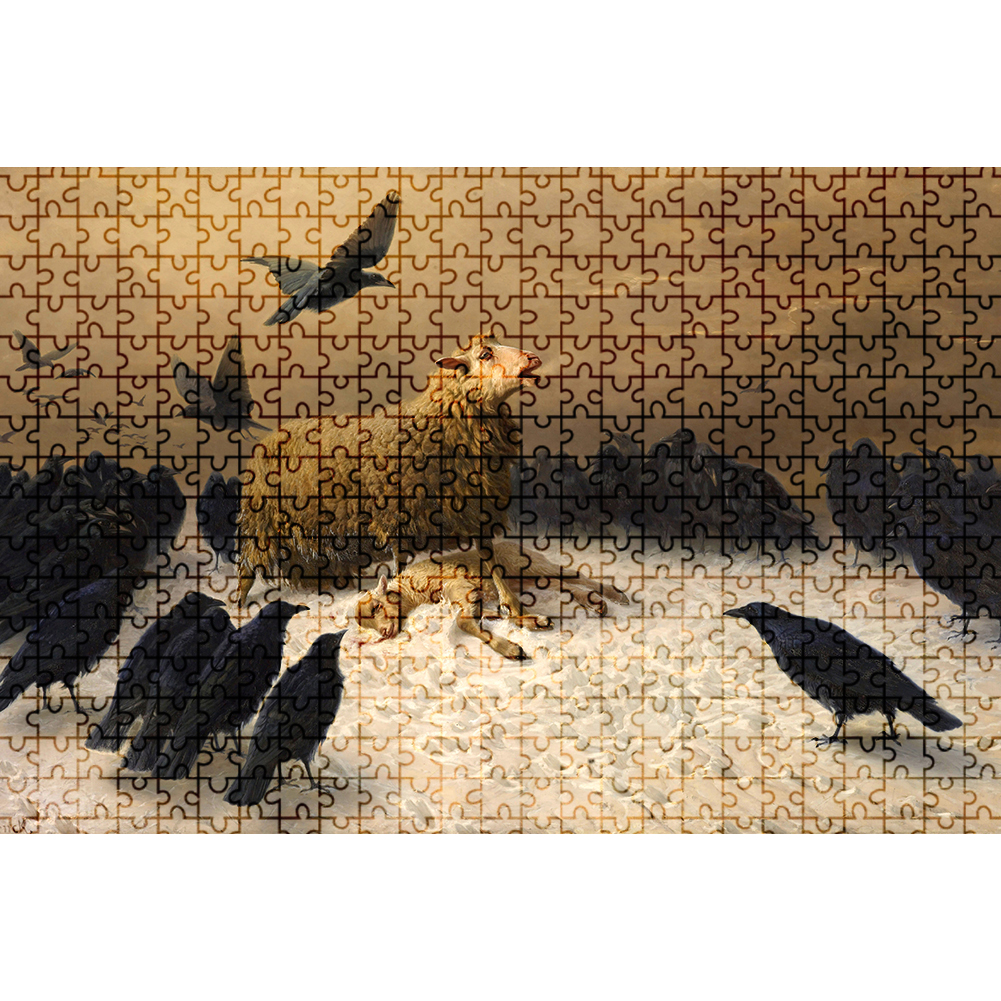 

Lamb Snowlt Toys - 1000 Pieces Jigsaw Puzzle, 501 Original