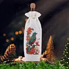 5D DIY Special Shaped Drill Diamond Painting Wine Bottle Bags Covers Kit(Butterfly Flower)