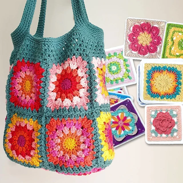 50 Granny Square Card Deck&Booklet