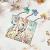 3Pcs DIY Pearl Painting Bird Bookmark with Butterfly Pendant Home Office Supplies Gift for Book Lovers