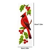 Cardinal-11CT Stamped Cross Stitch Bookmark 18*6cm(Double Sided)