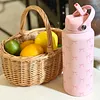 1L Insulated Water Bottle with Lid 32oz Travel Tumbler for Travel Gym and School