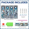 (US Local)Christmas House A5 Size Diamond Painting Notebook Set with 4Pcs Bookmark Gift