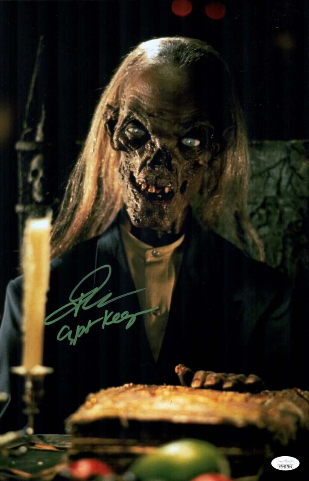 JOHN KASSIR Signed TALES FROM CRYPT Keeper 11x17 Photo Poster painting Autograph JSA COA WP Cert