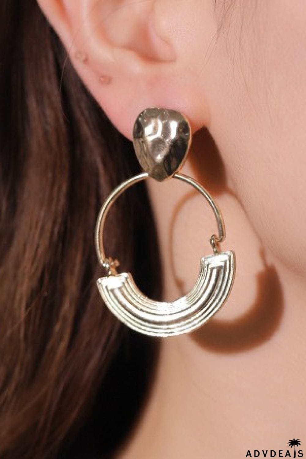 18K Gold-Plated Drop Earrings