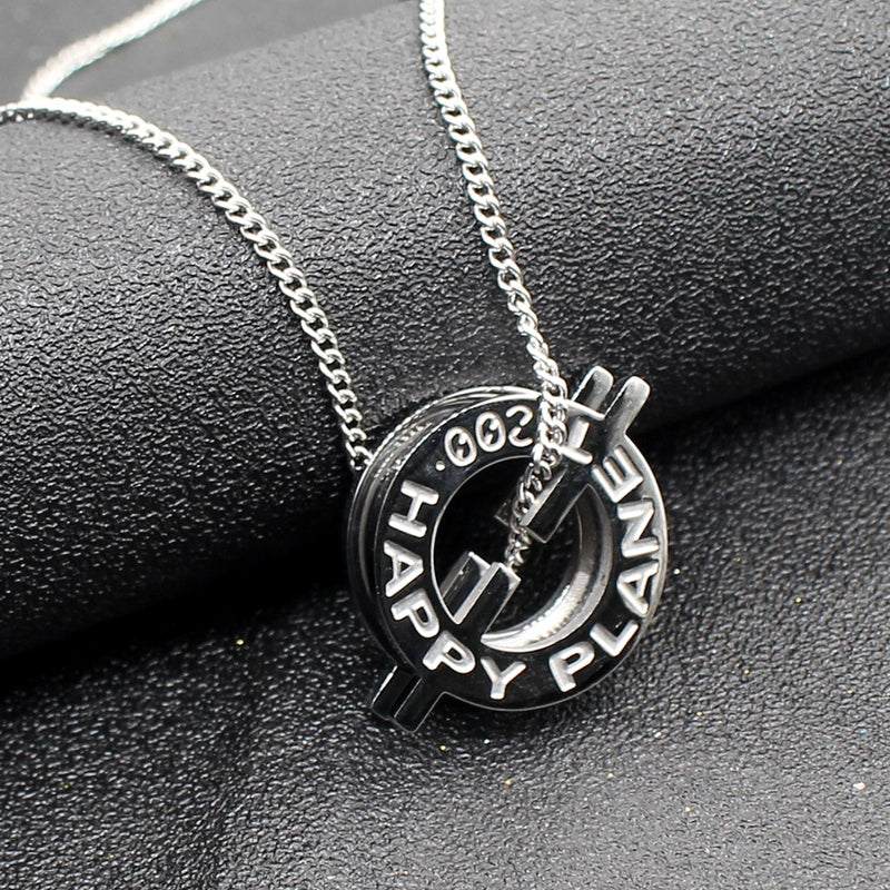 Minimalist Geometric 304 Stainless Steel Plating Unisex Pendant Necklace Men Pendant Necklaces