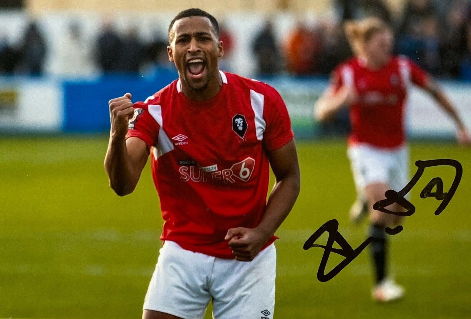 Ibou Touray Genuine Hand Signed 6X4 Photo Poster painting - Salford City 4