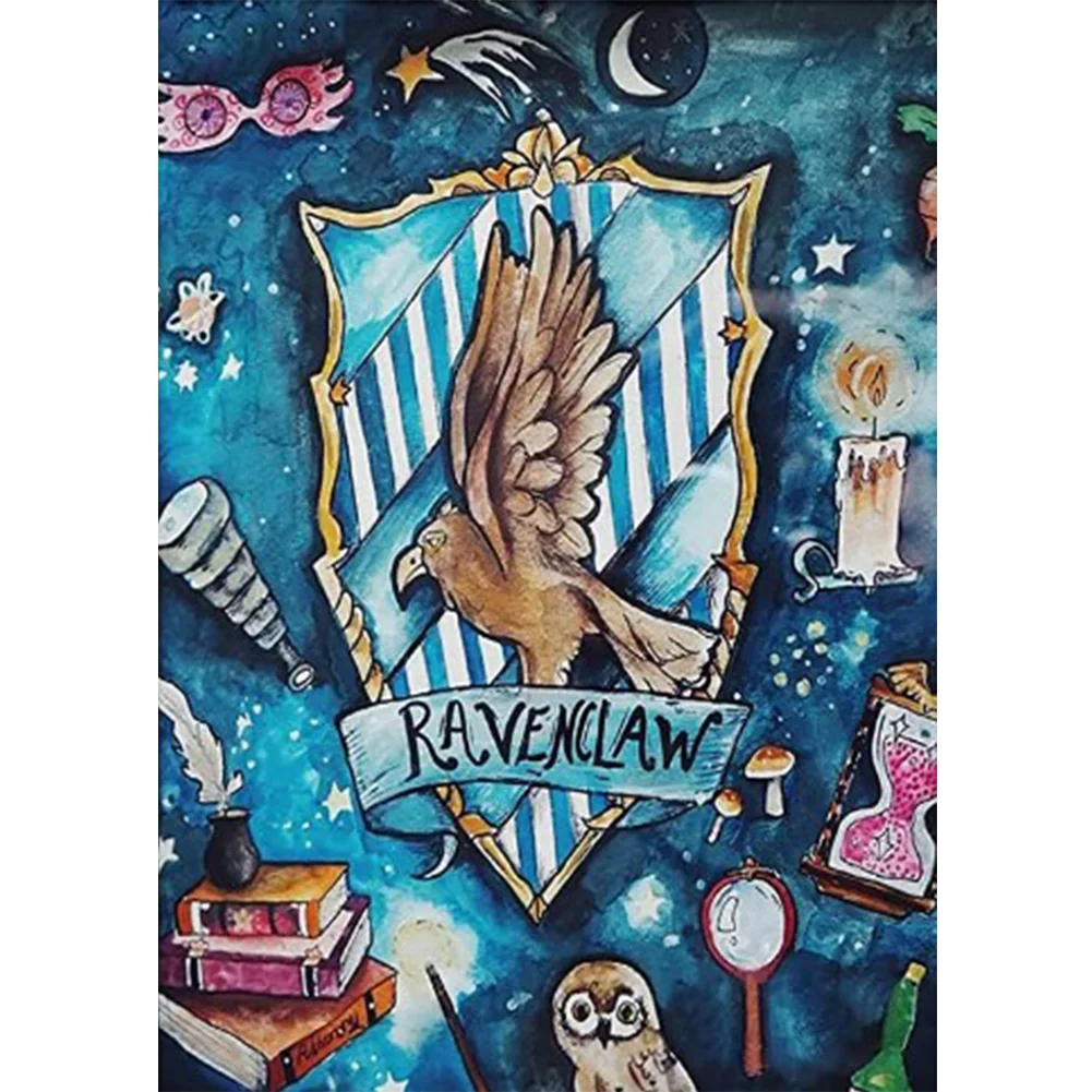 Mosaic Ravenclaw with Eagle