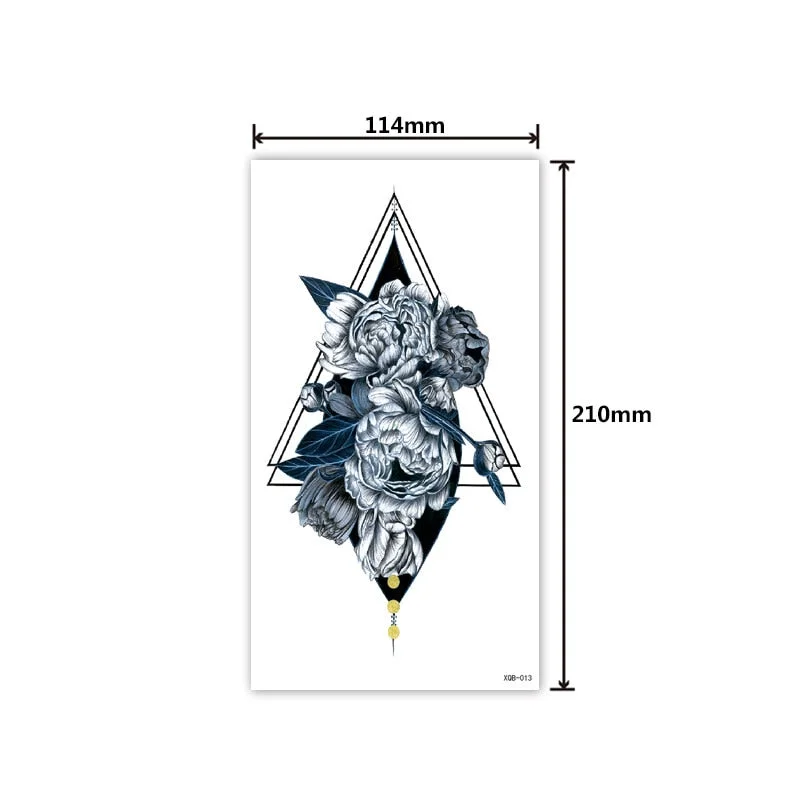 Full Arm Tattoo Sticker Creative Personality Small Full Arm Temporary Tattoo Original Waterproof Sweat Lasting Tattoo Sticker