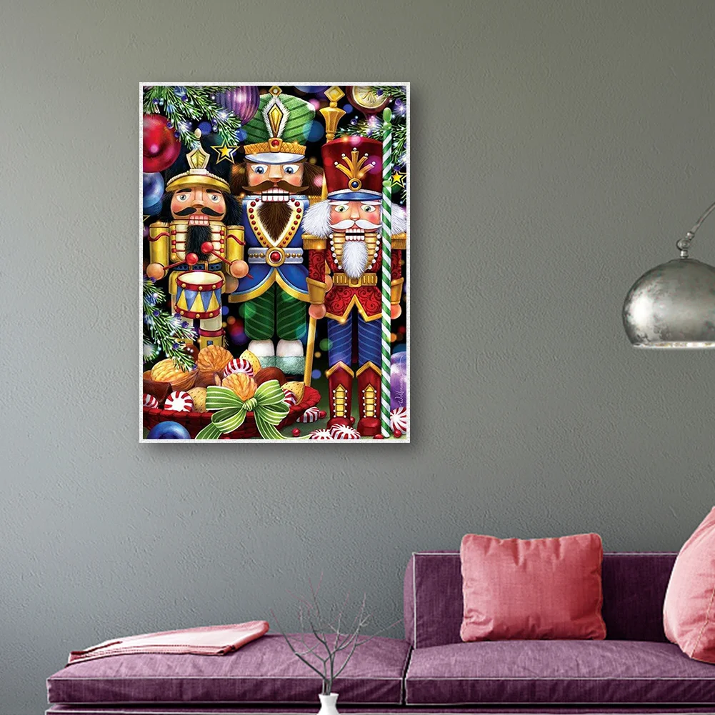 Diamond Painting - Full Round Drill - Serious Soldier(35*45cm)