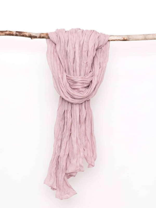Vintage Linen Shawl Scarf Thin tjj Shicloths