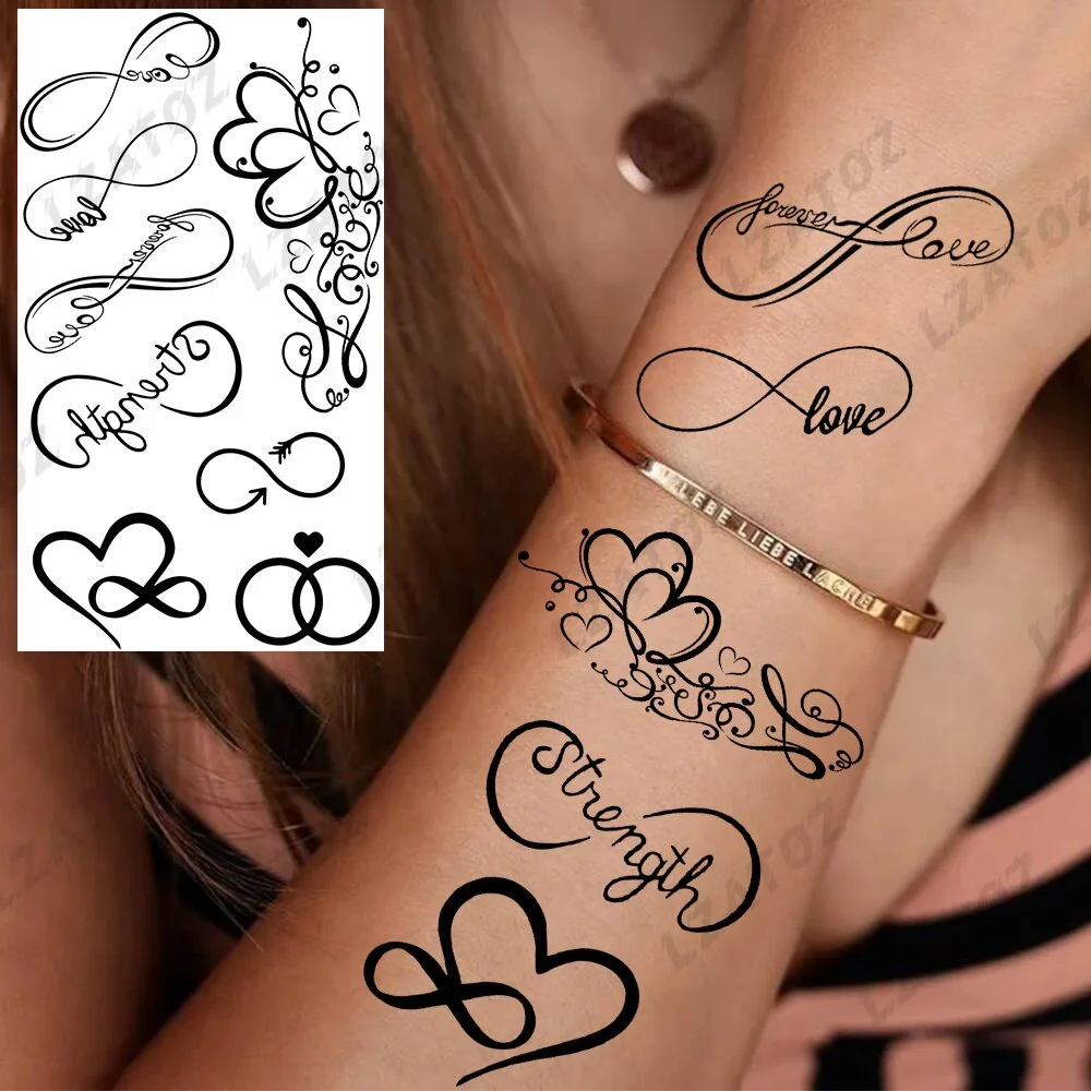 Sdrawing Rose Flower Temporary Tattoos For Woman Adults Realistic Compass Cross Fake Tatoos Sexy Waterproof Hand Tattoo Sticker