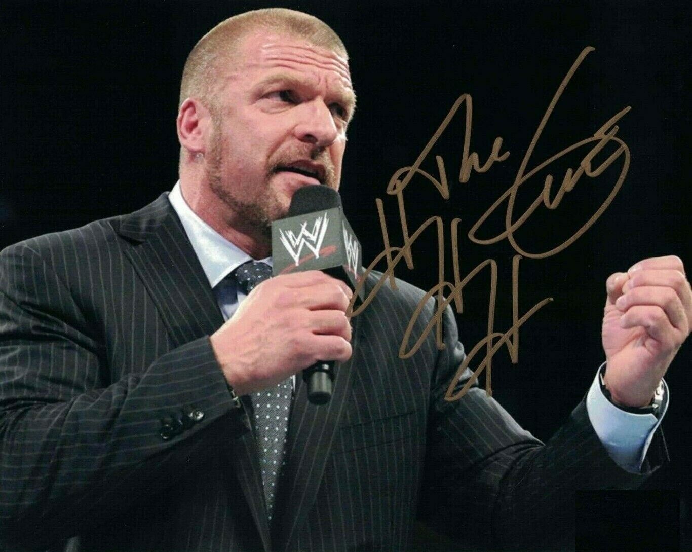 Triple H ( WWF WWE ) Autographed Signed 8x10 Photo Poster painting REPRINT