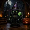 Gothic Witch Hat Night Light Halloween Decorations Colorful Wizard Hat Lamp