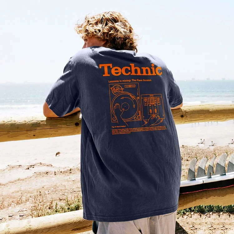 Unisex Printed Oversized T-Shirt