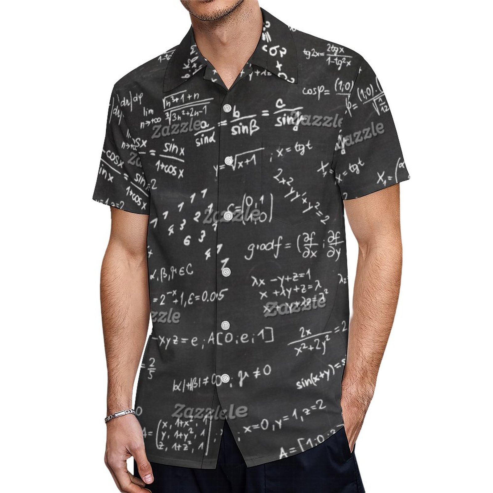 Mathematic Formulas And Numbers Gym Workout Yoga Hawaiian Shirt Mens Button Down Tropical Hawaii Beach Shirts