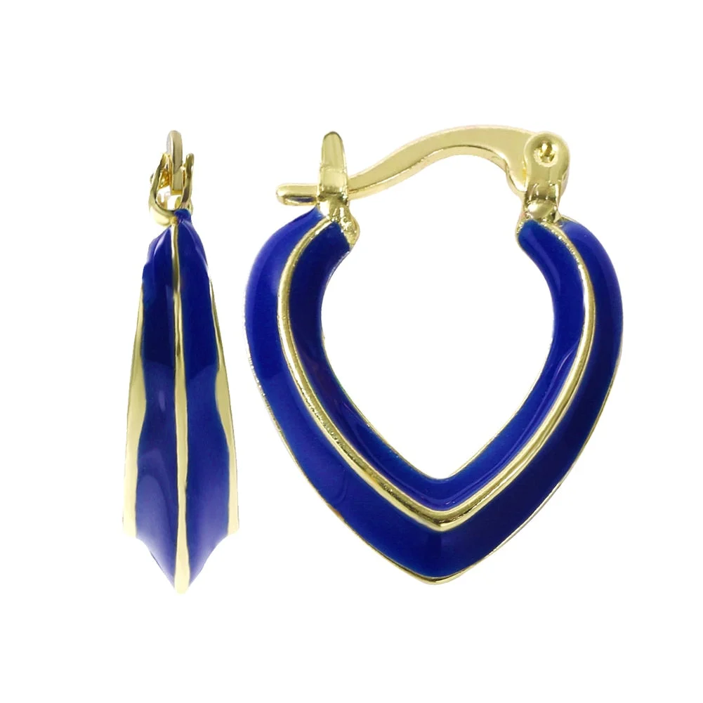 Dvacaman 2022 Valentine's Day Heart-Shaped Rhinestone Earrings For Women Shiny Statement Wedding Party Gift Crystal Drop Jewelry