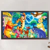 (Big Size)Winnie the Pooh - 11CT Stamped Cross Stitch - 60*35cm