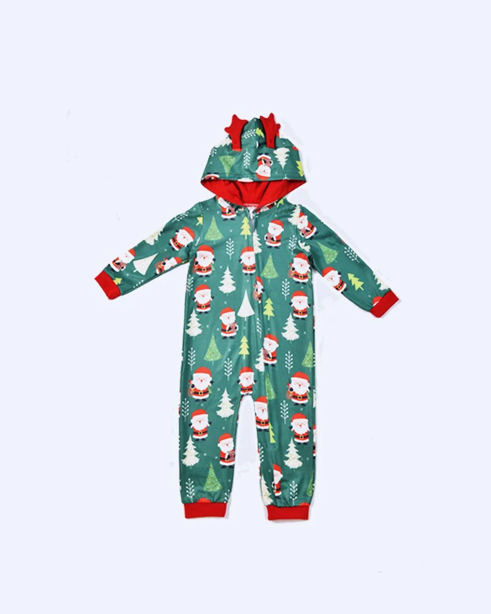 Santa Print Onesie Family Pajamas