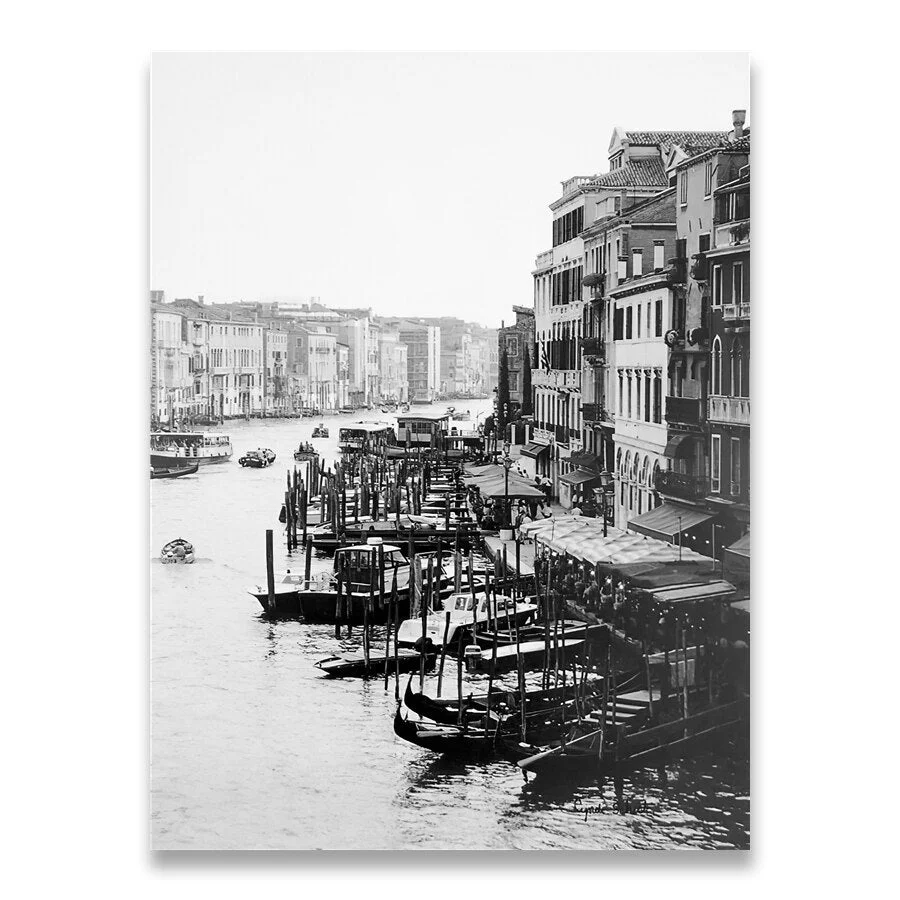 Paris Landscape Wall Art Canvas Painting Nordic Posters And Prints Black White Retro Poster Wall Pictures For Living Room Decor